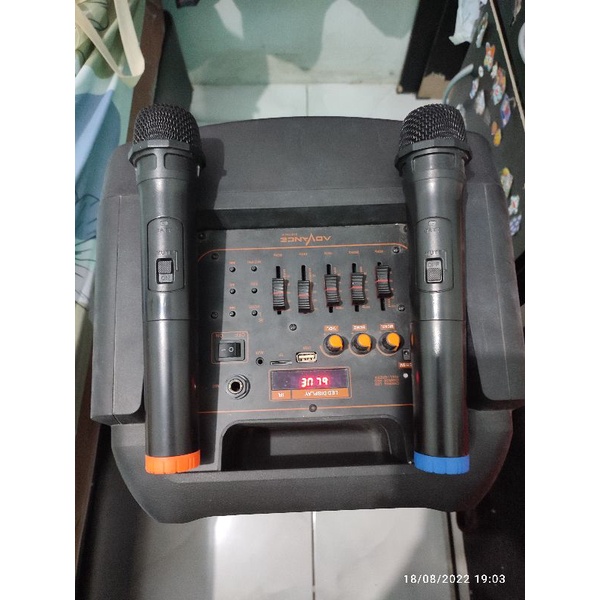 speaker bluetooth karaoke advance