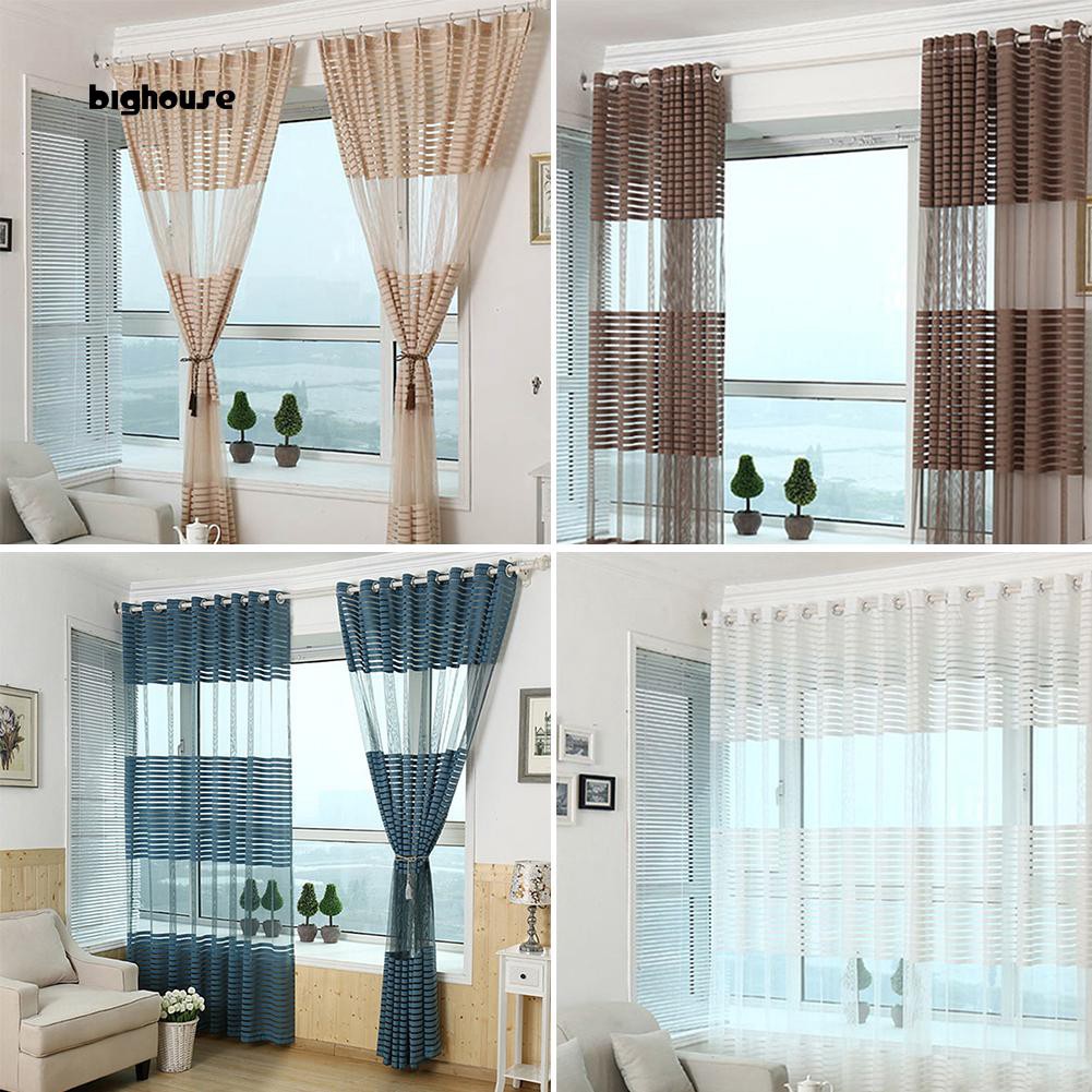 1PC Star Living Curtains Blackout Solid Window Curtain Home Decor