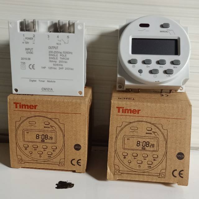 Timer digital DC 12V