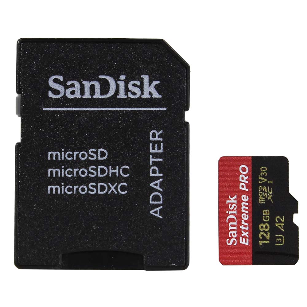 Memory Card Sandisk Microsd Extreme Pro A2 V30 UHS-1 128GB 170Mb/s