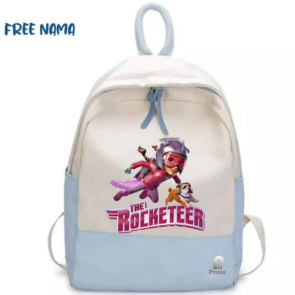 TAS RANSEL BACKPACK ANAK SEKOLAH MOTIF THE ROCKETEER (FREE NAMA)