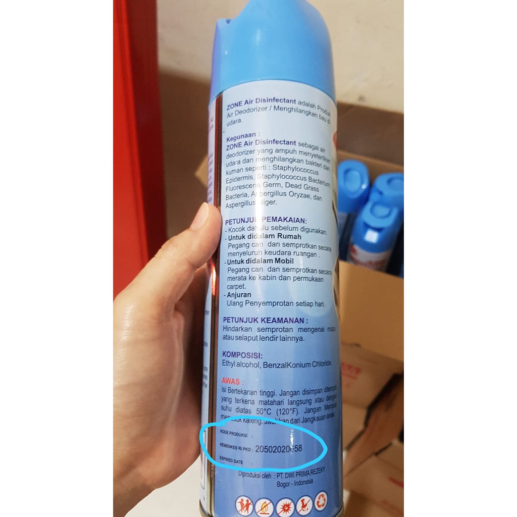 PROMO ZONE AIR DISINFECTANT  SPRAY 500ML - ORIGINAL