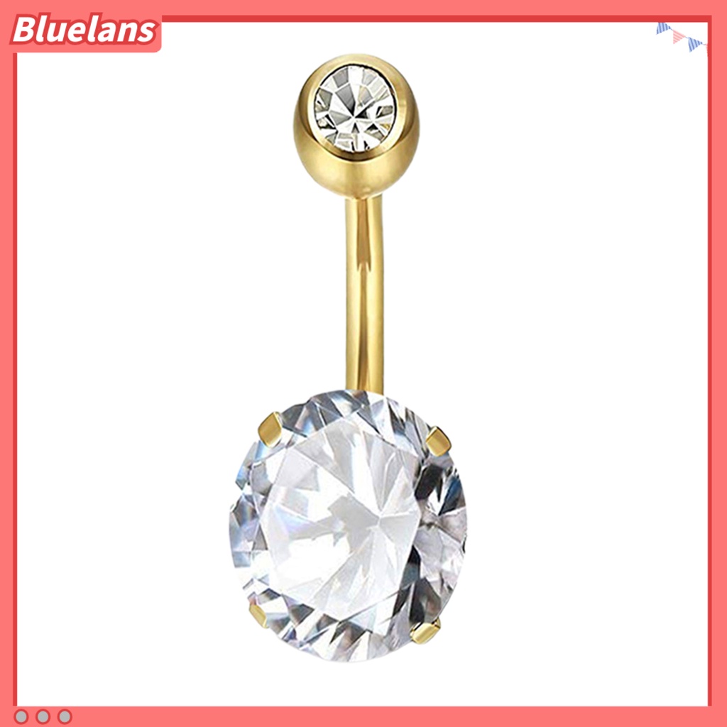 Bluelans Navel Ring Cute Comfortable Smooth Surface Navel Body Jewelry Piercing