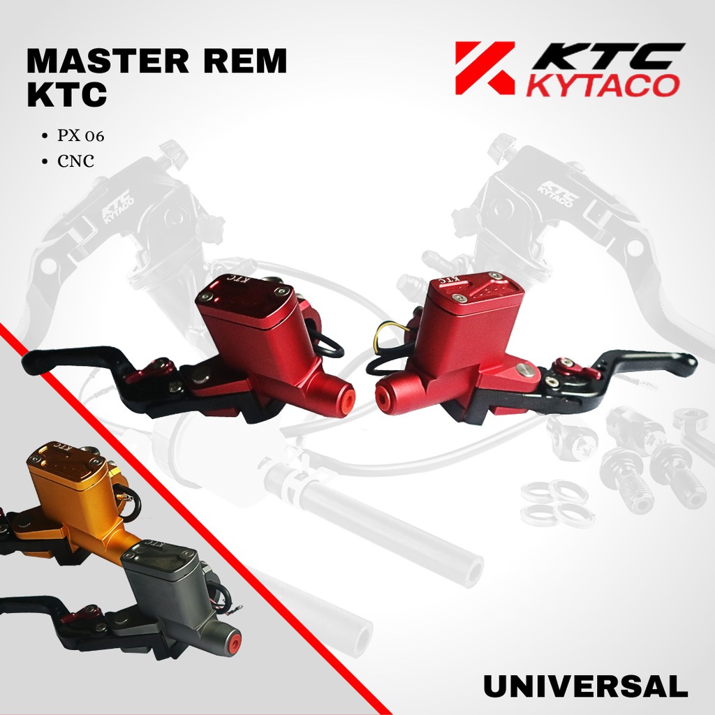 master rem ktc kytaco cnc PX-06 universal set kanan kiri