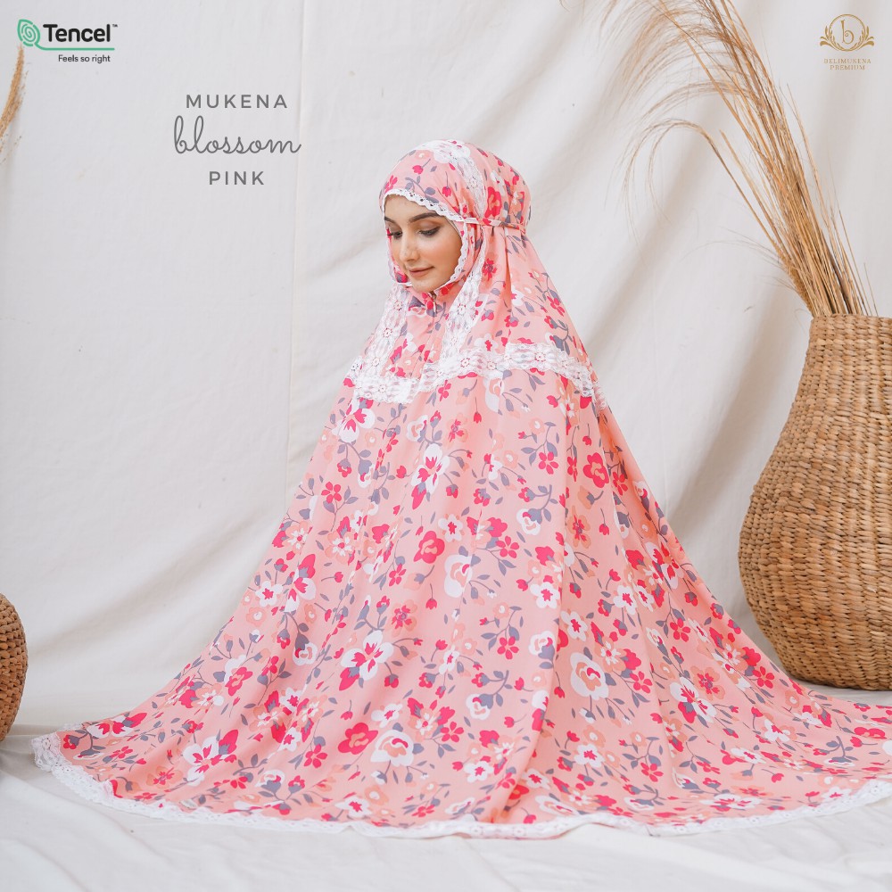 Mukena Blossom Pink - Mukena 2 in 1