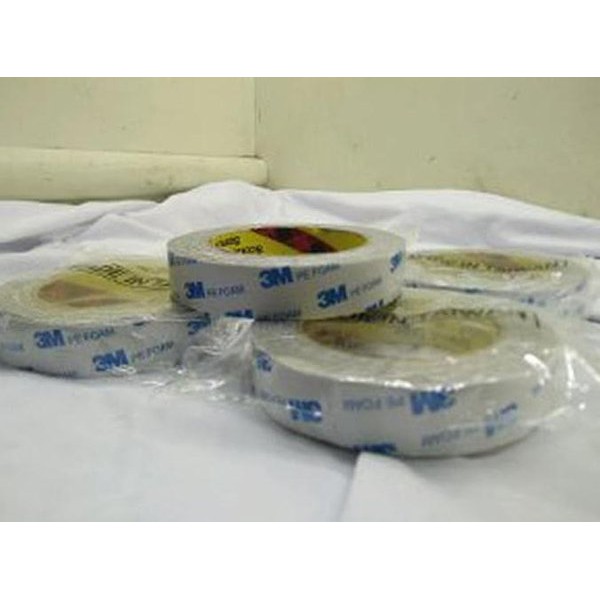 Isolasi Lakban Serbaguna Bolak - Balik Double Tape Doubletape 3M Putih Taiwan 20 mm x 4 m otomotif