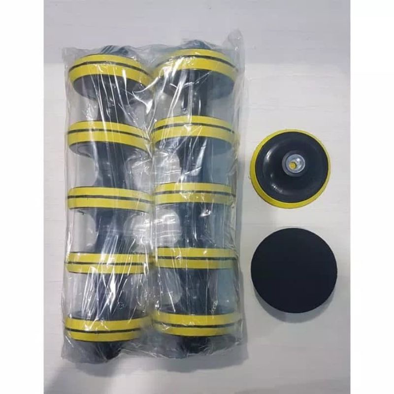 pad taiyo tatakan amplas bulat 4" inci gerinda tangan gerinda pad
