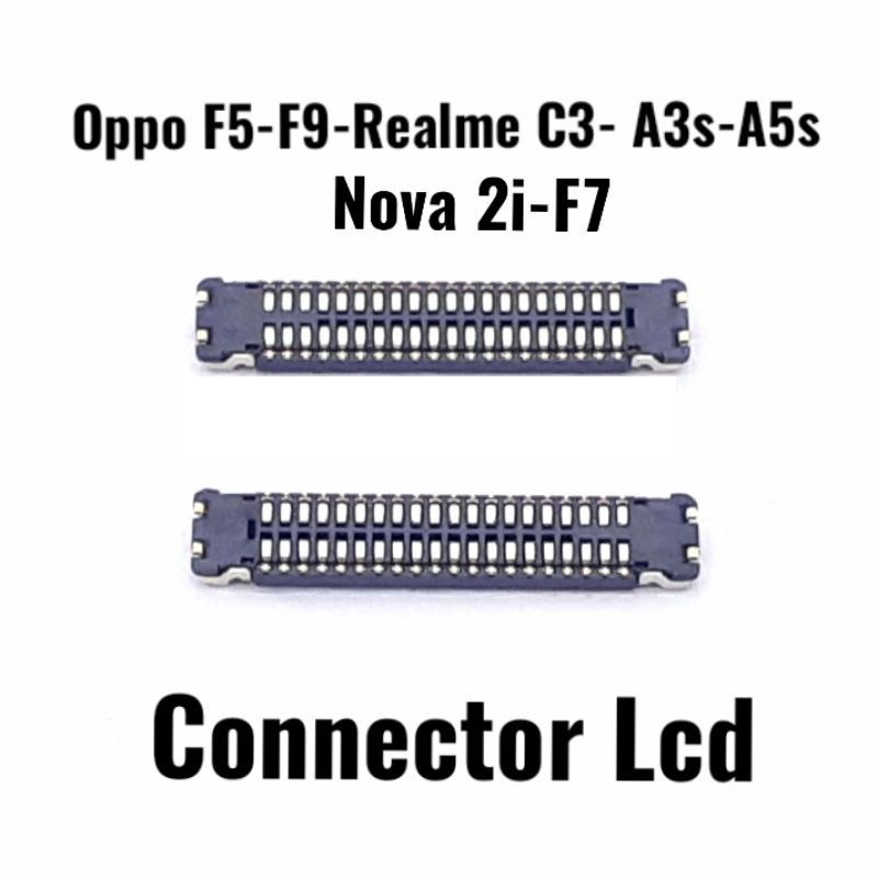 SOKET LCD OPPO F5 F9 A3S A5S F7 REALME C3 REALME 2 PRO OPPO A52 A53 F11 F11 PRO F9 PRO NOVA 2i CONNECTOR KONEKTOR SOCKET DI MESIN