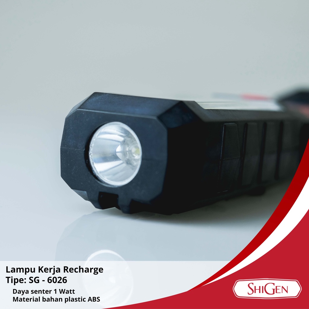 Lampu Kerja / Lampu Darurat Gantung Multifungsi LITHIUM Shigen SG-6026