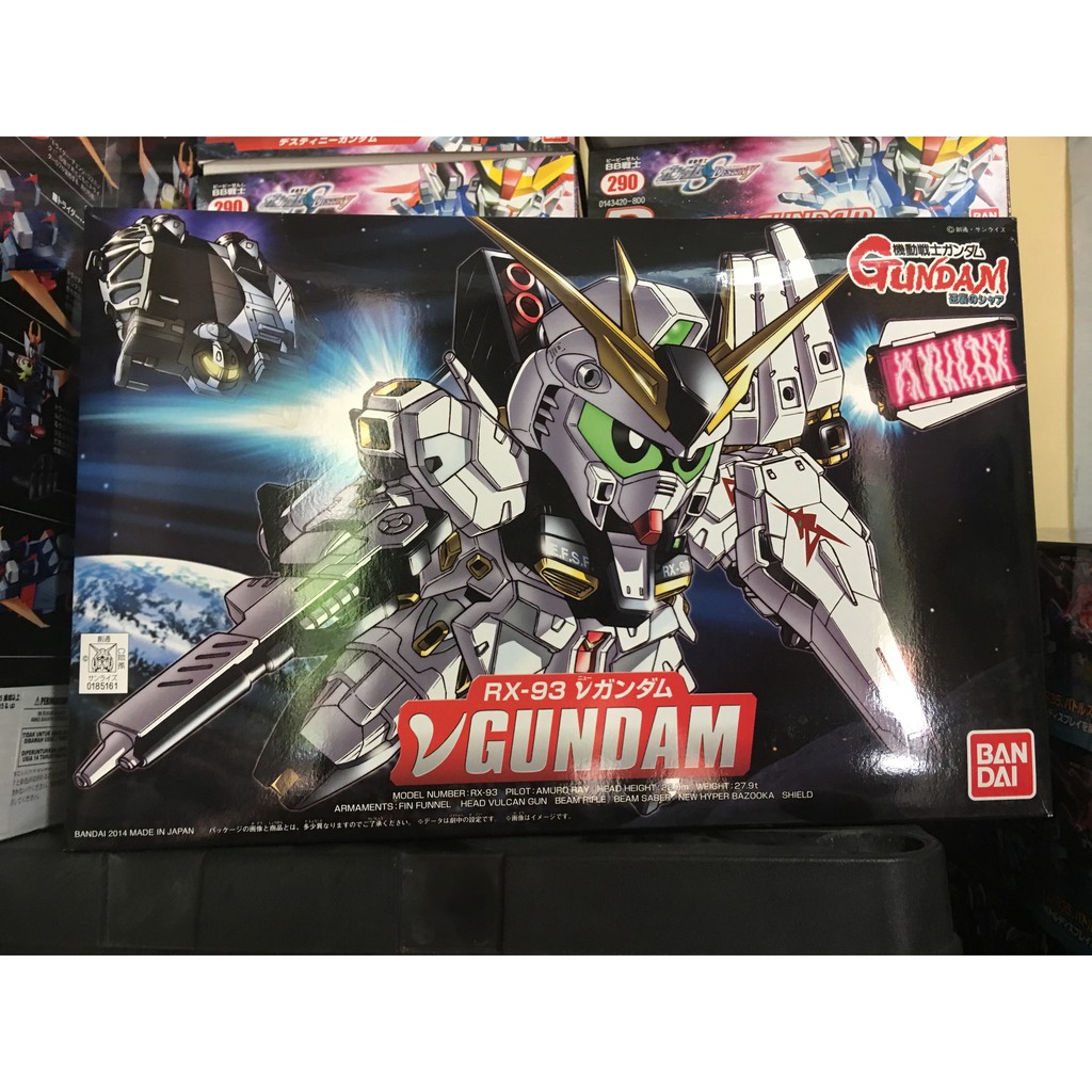 SD BB Nu Gundam NEW MODEL ORI BANDAI
