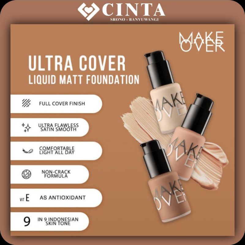 Make Over Ultra Cover Liquid Matte Foundation MakeOver