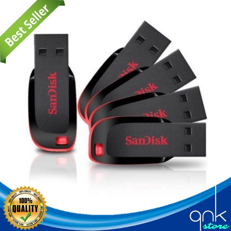 FlashDisk SanDisk 64GB USB Flash Drive Sandisk Cruzer Blade 2.0 Drive