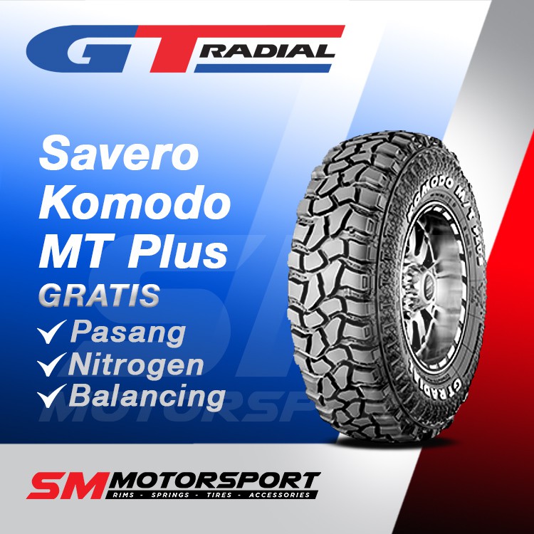 GT Radial Savero Komodo MT Plus 33X10.50 R15 Ban Mobil