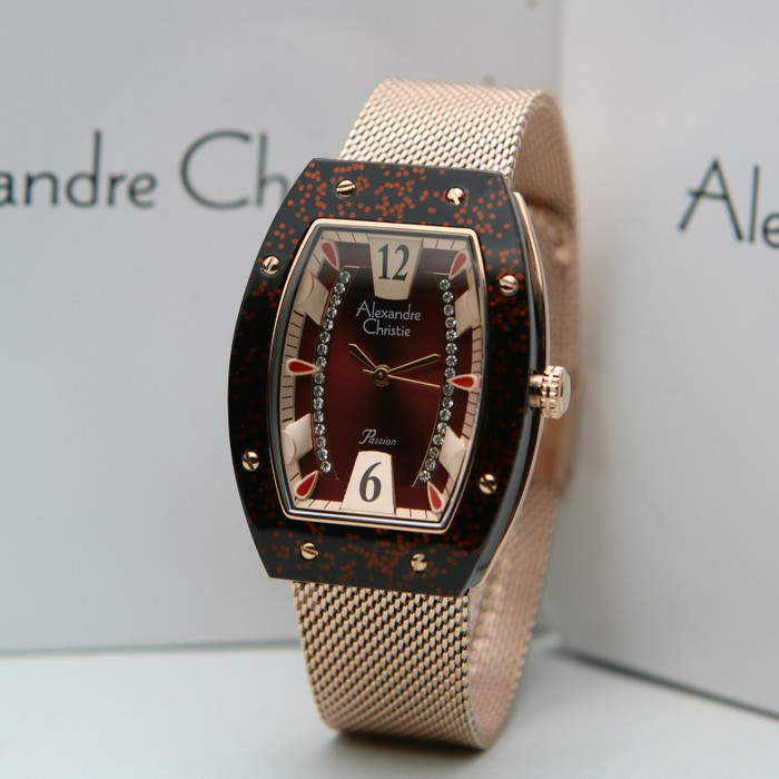 ORIGINAL Jam Tangan Wanita Alexandre Christie AC 2856 / AC2856 / 2856 Garansi Resmi 1 Tahun.