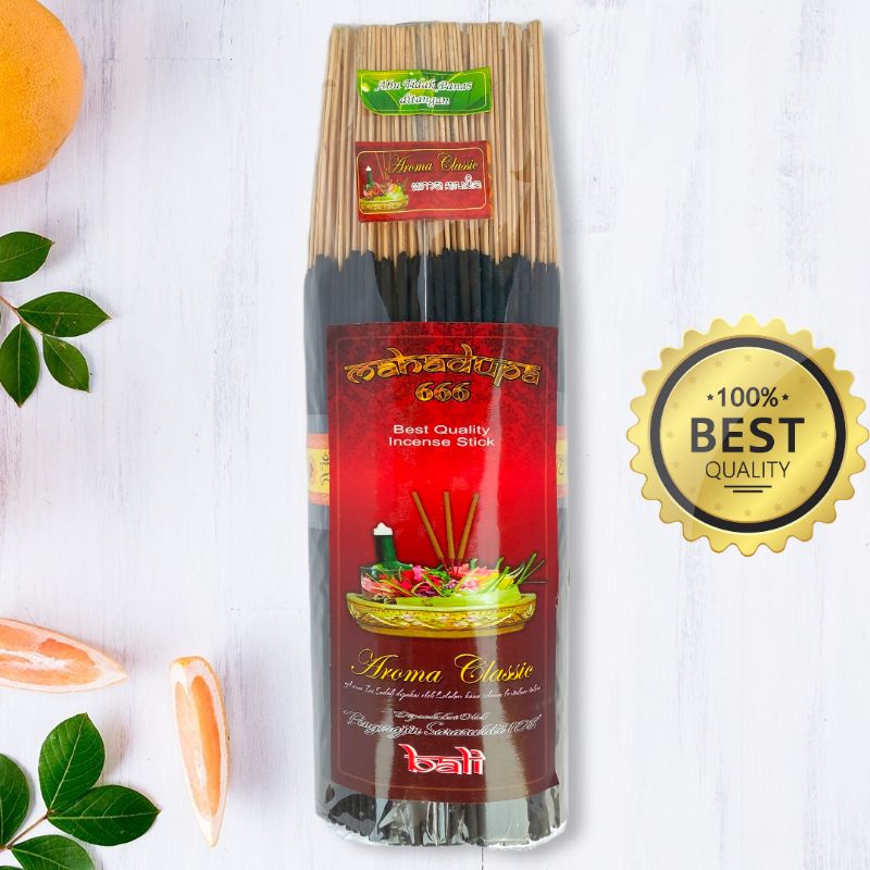 [ Dupa Saraswati Bali ] Hio 1KG Murah Wangi Mahadupa Aroma Klasik Full Celup Abu Dingin Stick Hitam
