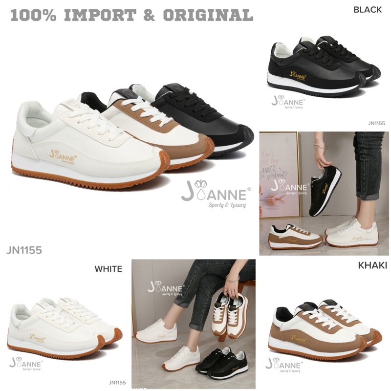 RESTOCK!! [ORIGINAL] JOANNE Sporty Sneakers Shoes Sepatu Wanita #JN1155