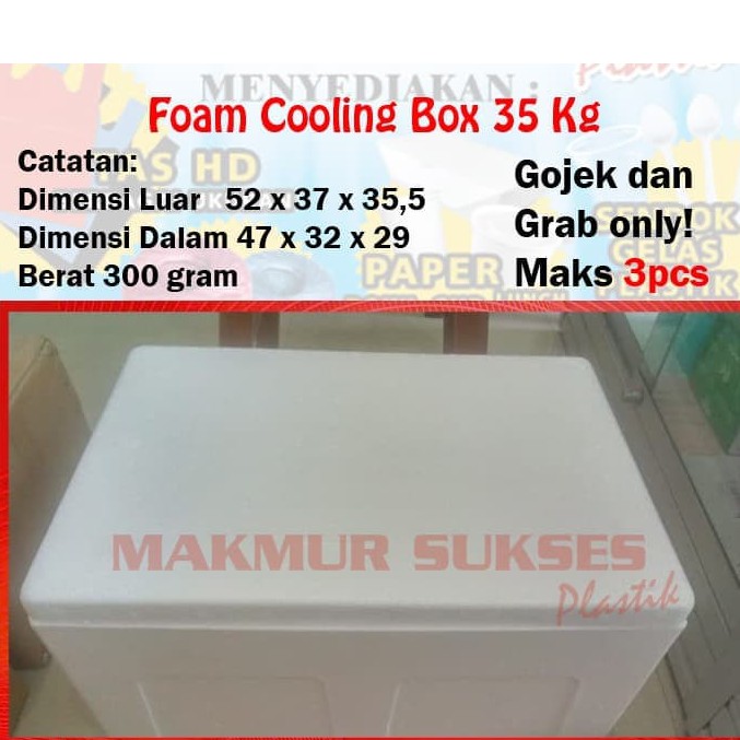 Jual Styrofoam Box Sterofoam Box Cooler Box Box Gabus Stereofoam Kg Gosend Grabbike