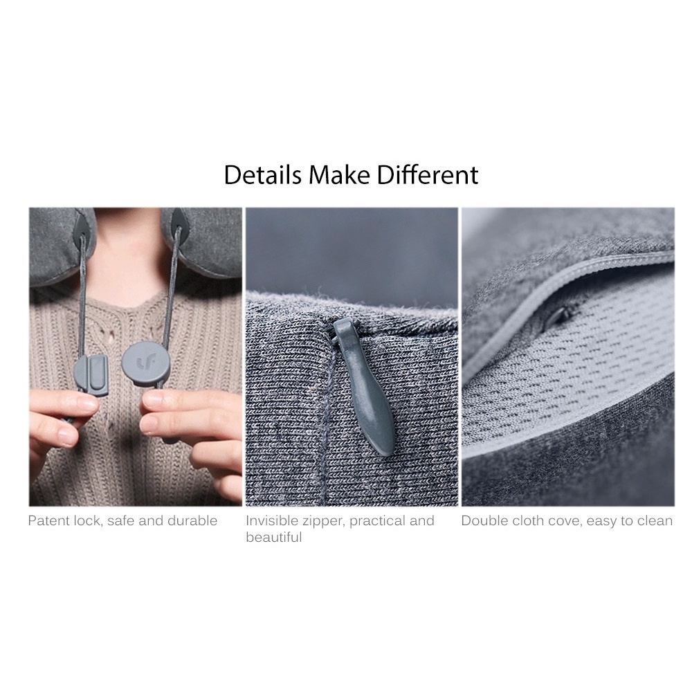 LEFAN LF Bantal Pijat Leher U-shaped Travelling Massage Neck Pillow