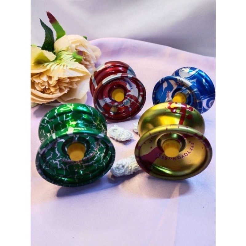 mainan yoyo besi bearing 1 motif / mainan tradisional anak / mainan yoyo murah