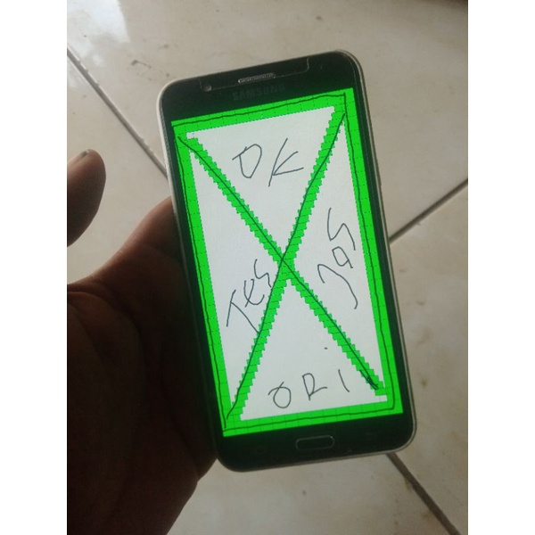 saya jual lcd + frame saja SAMSUNG J700F original copotan barang normal