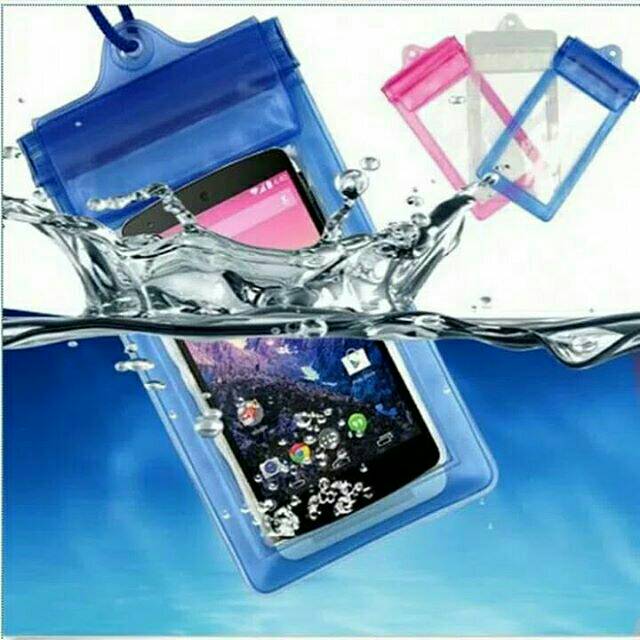 Sarung hp waterproof case waterproof polos import