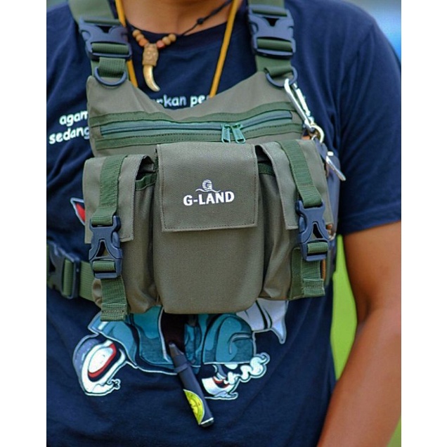 TAS DADA BLACK PREMIUM 020 / TAS DADA PRIA TACTICAL / CHESTBAG / TAS DADA TACTICAL / TAS GOES / TAS 