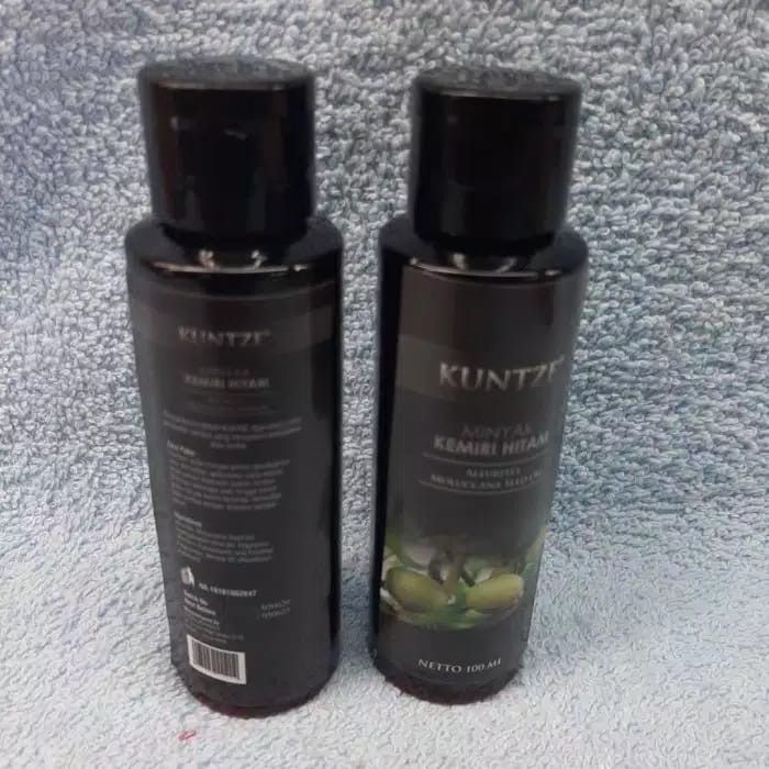 KUNTZE MINYAK KEMIRI HITAM 100ML - MINYAK KEMIRI PENUMBUH RAMBUT MINYAK KEMIRI ASLI 100% ORIGINAL KUNTZE