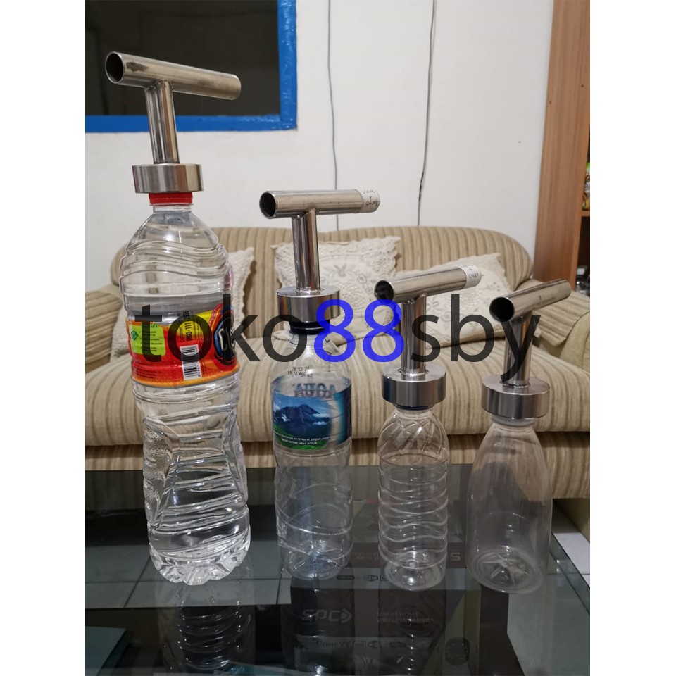 Botol Plastik / Alat Bantu Tutup Botol / Penutup Botol / Mesin / Cantik / Aqua / Almond