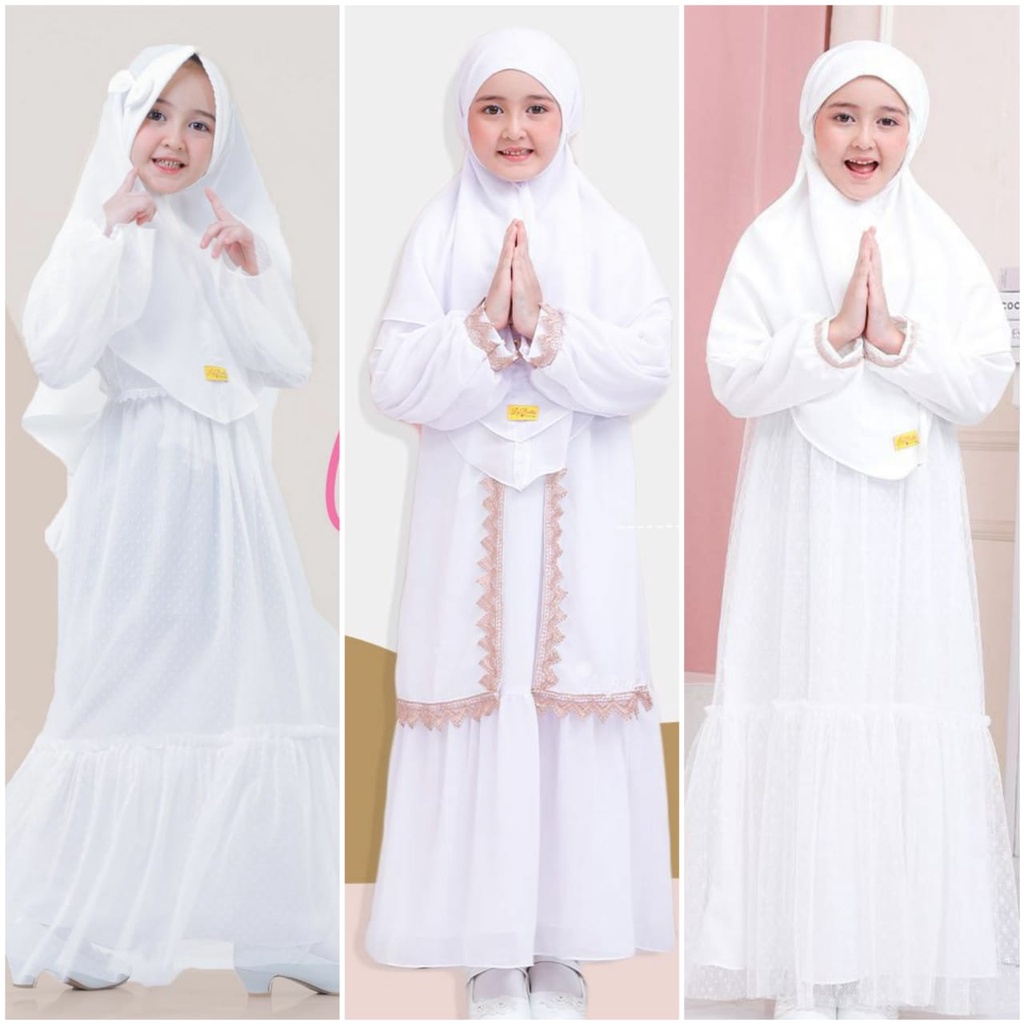 GAMIS ANAK / GAMIS ANAK PUTIH / GAMIS ANAK PUTIH POLOS / GAMIS PUTIH POLOS ANAK / GAMIS PUTIH TUTU /