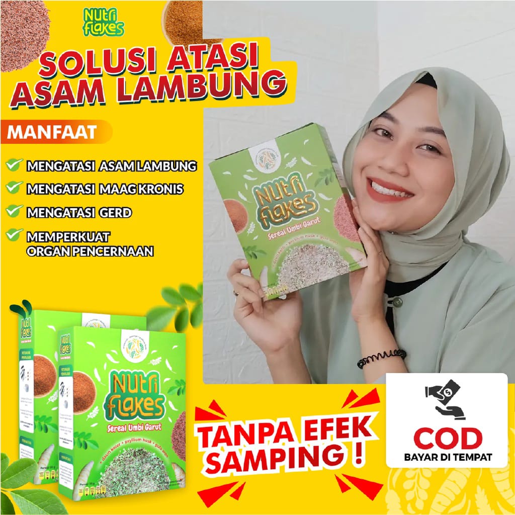 SEREAL NUTRIFLAKES ORIGINAL ATASI ASAM LAMBUNG MAAG