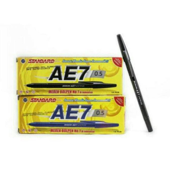 

PULPEN/PEN/BALLPOINT STANDART AE7 HITAM/BIRU/MERAH PROMO
