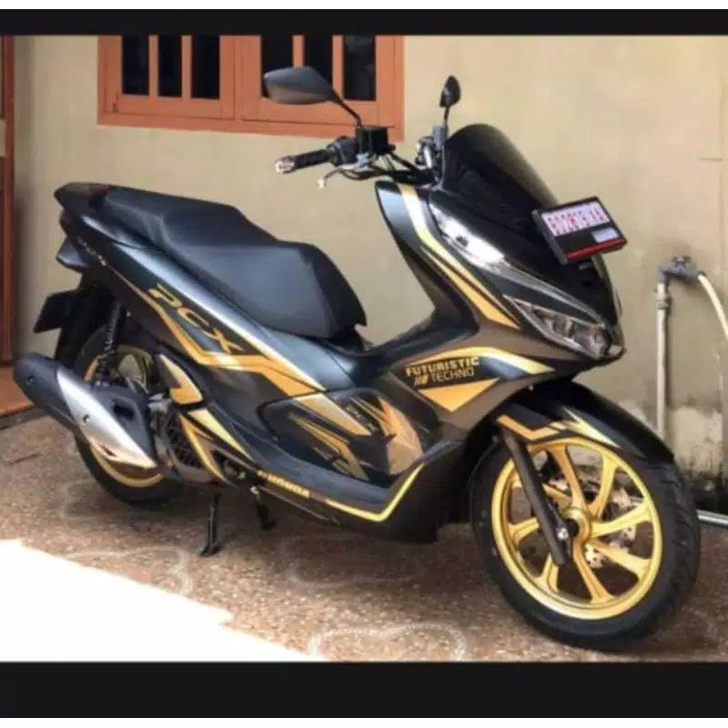 sticker sticker striping Lis motor Honda PCX 150 cuting