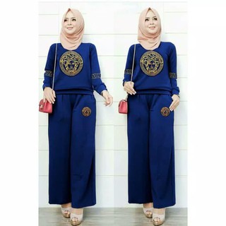  Fashion  Set Versa Ce No Jilbab Setelan Atasan Blouse 