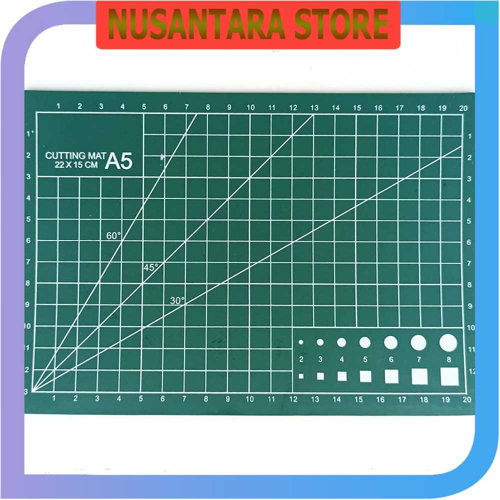 

NS - HUAN MEI Work Cutting Mat Pad A5 15 x 22cm - GKSA4 - NUSANTARA STORE