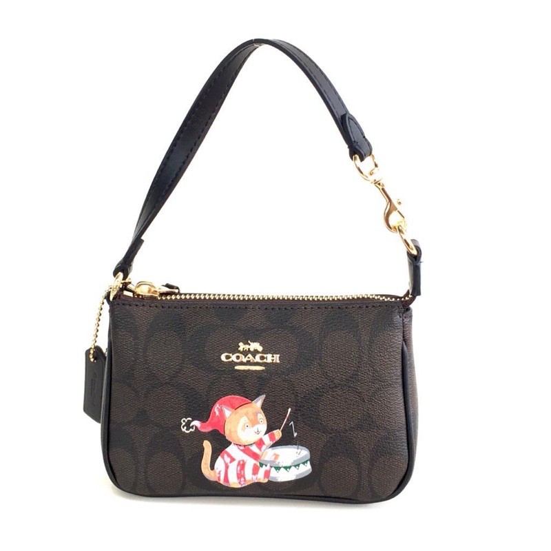 Tas Tote COACH Nolita 15 in Signature With Cat