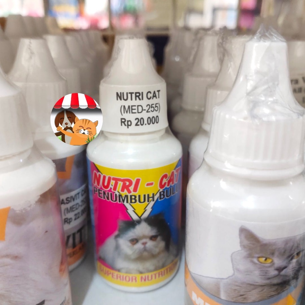 Vitamin Obat Penumbuh Bulu Kucing Nutri Cat 30ml