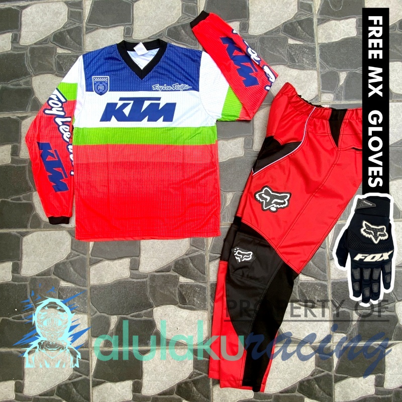 Jersey &amp; Celana MX Trail Motocross - Paket Bundling KTCT0103-F41