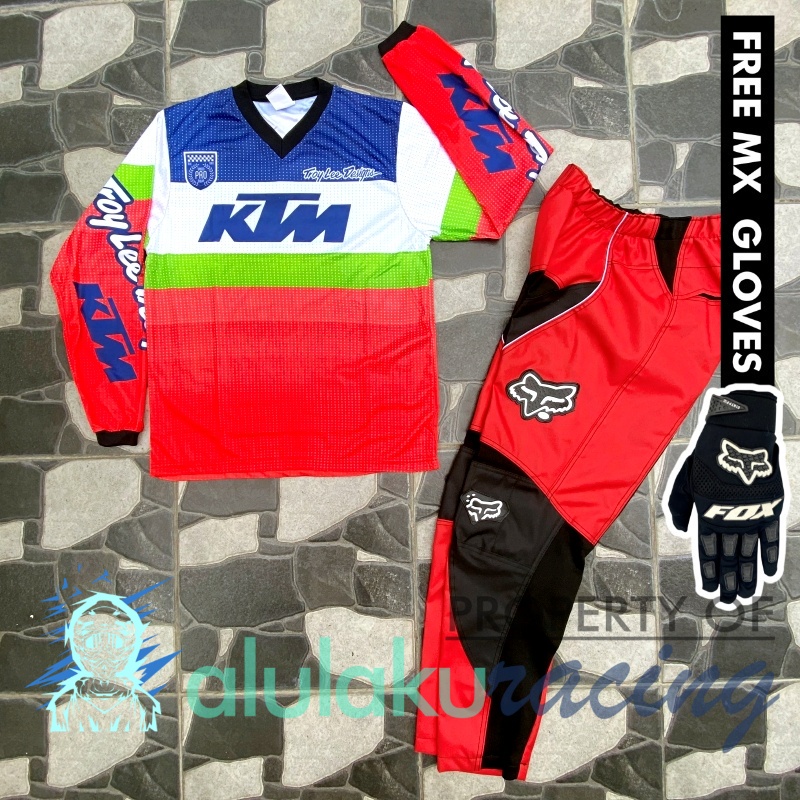 Jersey &amp; Celana MX Trail Motocross - Paket Bundling KTCT0103-F41