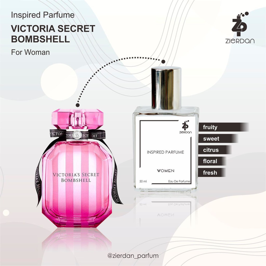 Zierdan Inspired Parfum Victoria's Secret Bombshell Parfume Farfum Minyak Wangi Wanita Cewek