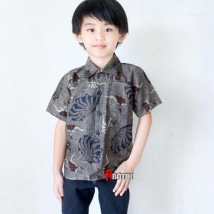 Tidak Diragukan.. [BATIK ANAK] Kemeja batik anak-Batik anak-Baju batik anak laki-laki umur 2-12th he