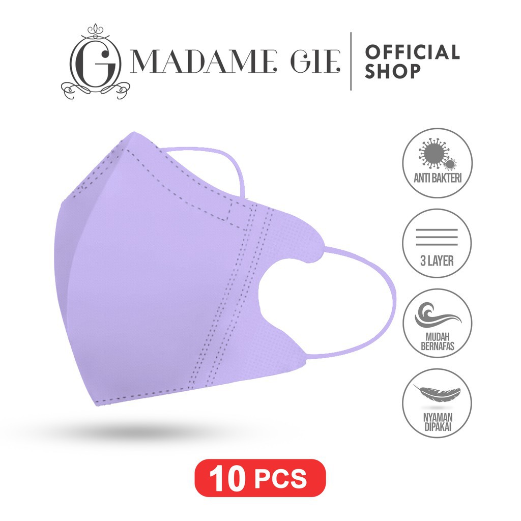 Madame Gie Protect You Duckbill Face Mask – Masker Isi 10 Pcs/ MASKER MEDIS MADAME GIE