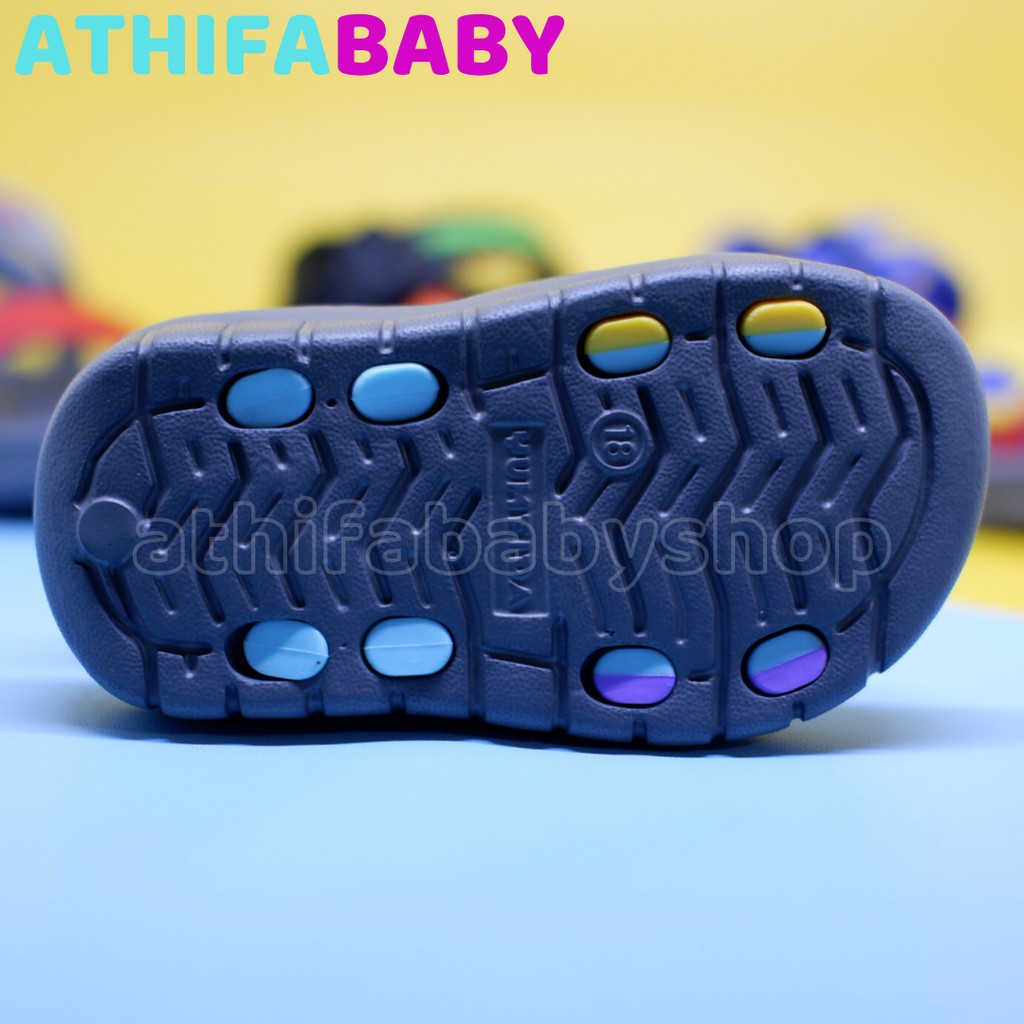 Sepatu Sandal Anak Laki Usia 6 Bulan 1 2 3 Tahun Size 18-23 Sendal Gunung Karet Balita Bayi Cowok