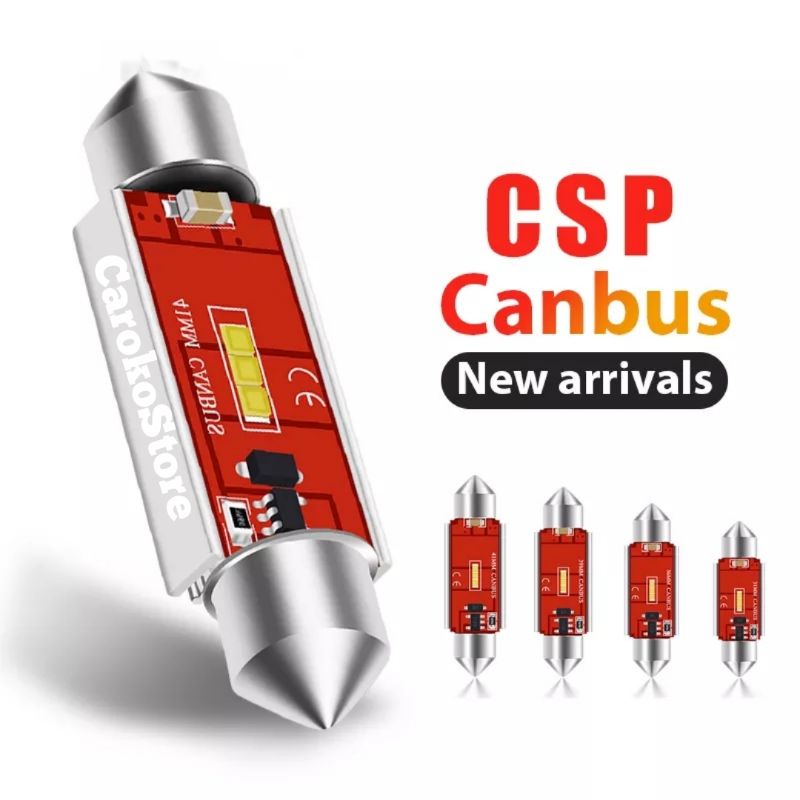 Lampu Plafon Bagasi Canbus Festoon csp chip Super terang