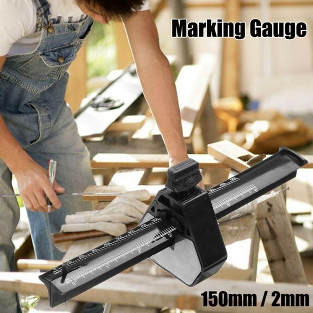 Chookyy 6 &quot;0-150mm Mortise Marking Gauge Profesional Dengan Scale Scraper Manual Woodworking