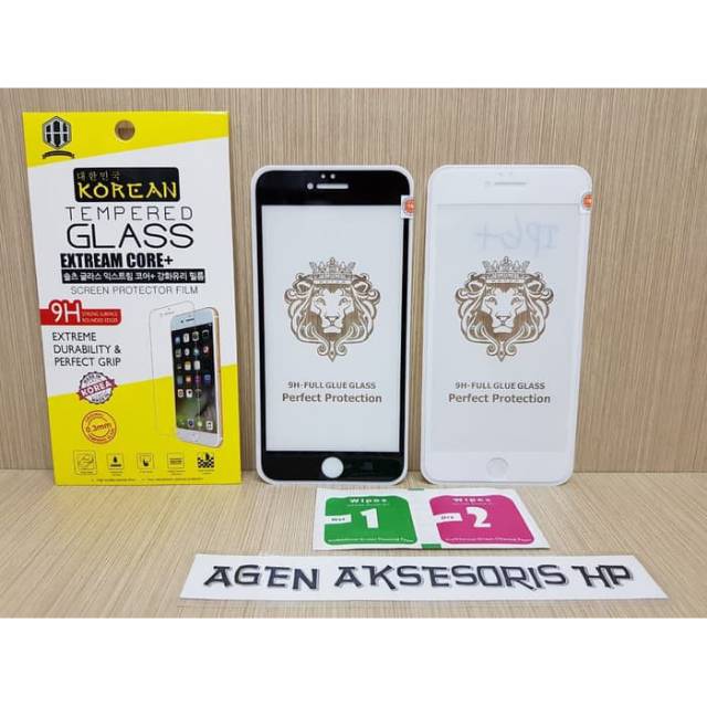 KOREAN Tempered Glass iPhone 6 Plus 6+ 5.5&quot; FULL SCREEN Guard TG 5D iPhone 6S+ FULL GLUE Anti Gores