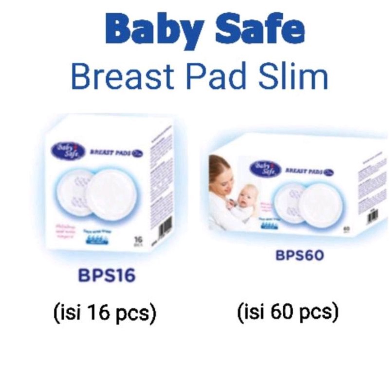 Babysafe Breast Pads isi 16 pcs BPS16/ Bantalan penyerap kelebihan air susu