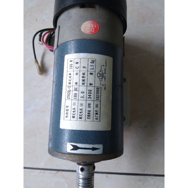 Dinamo Motor Dc Ex Treadmill 180V 500W Permanen Magnet 3400Rpm