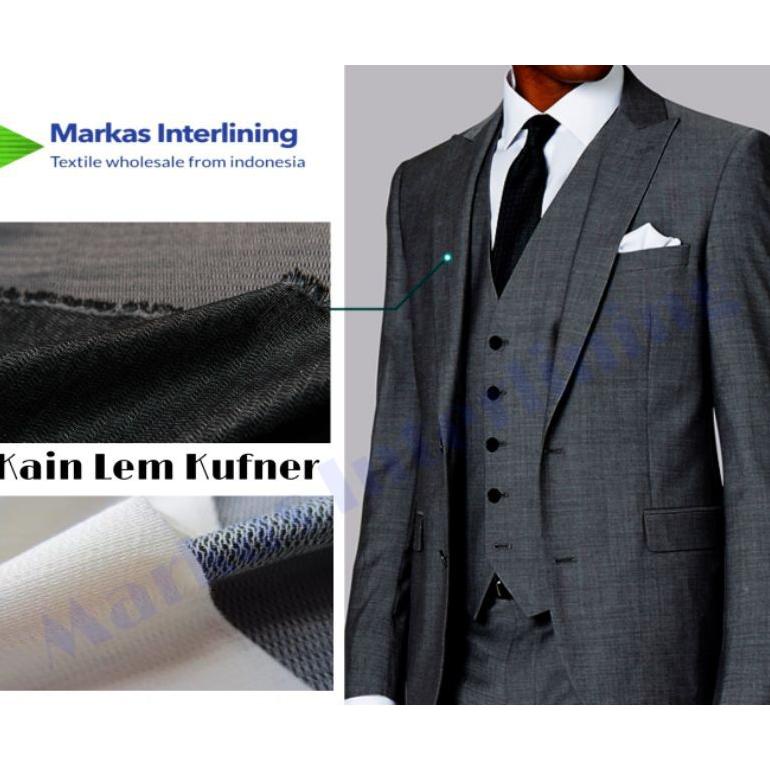 Kufner Lem Sisik Ular Untuk Lapisan Pengeras Blazzer Dan Jas Harga Per Meter
