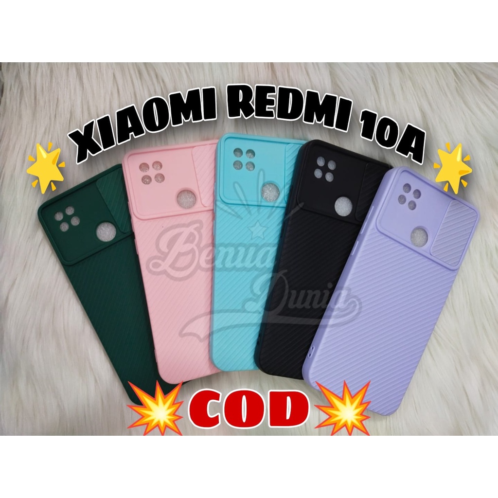 CASE SLIDE XIAOMI REDMI 10A // CASE SLIDE MACARON PELINDUNG KAMERA REDMI 10A - BD