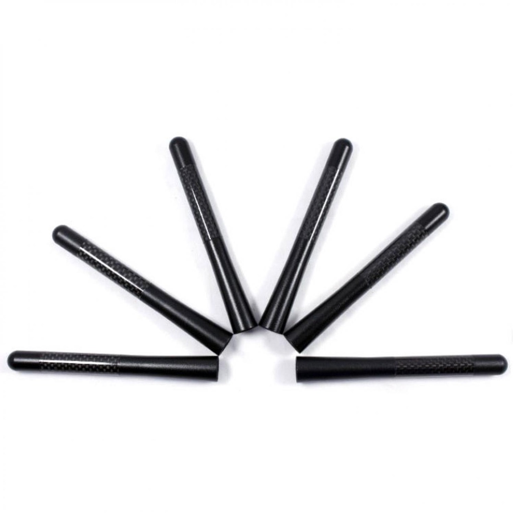 (100% BARANG ORI) JIUWAN Antena Mobil Metal Carbon Fiber - W2C